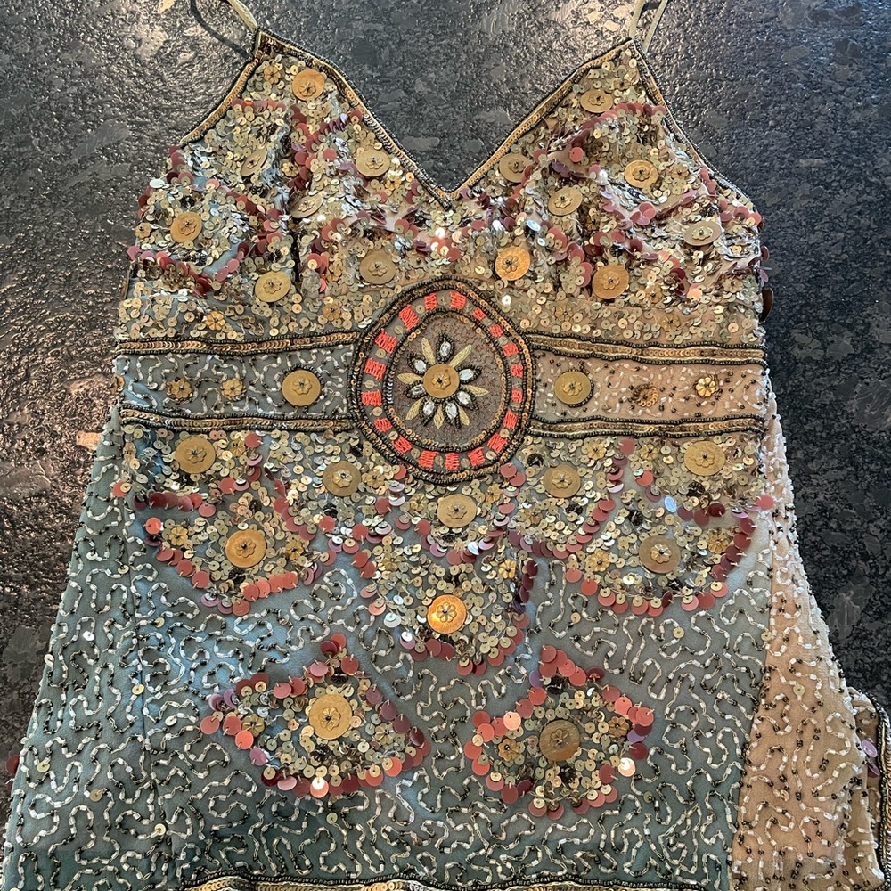 Beaded top/tank/cami size small